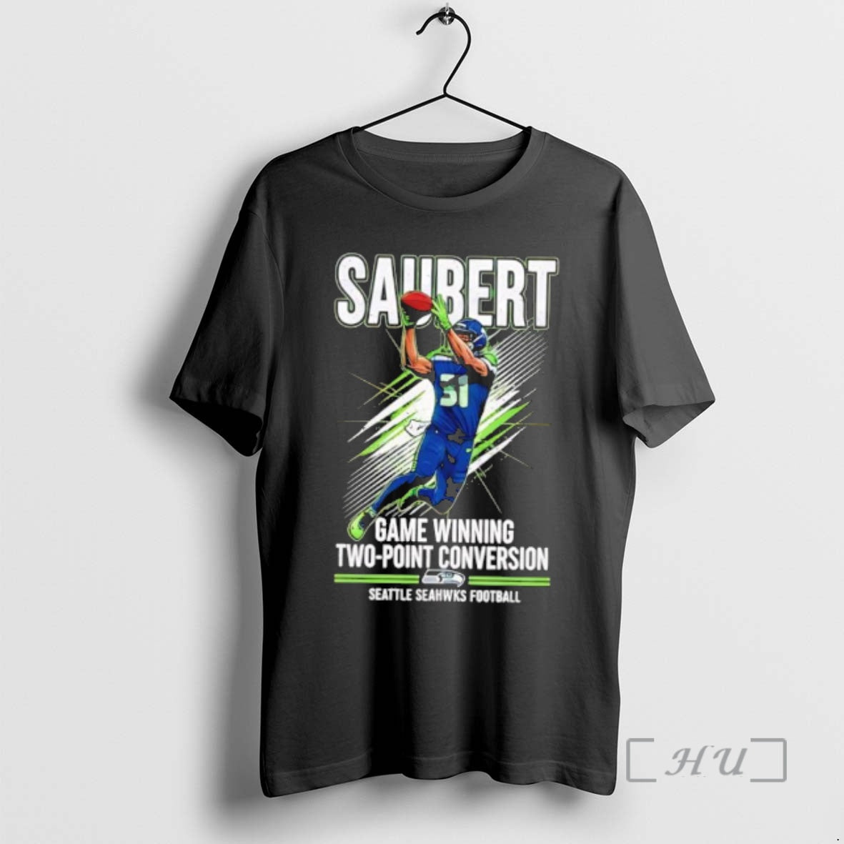 Officials Seahawks Eric Saubert Game Winning Two Point Conversion T-Shirts, Hoodie, Sweatshirt | ZylaModa.com