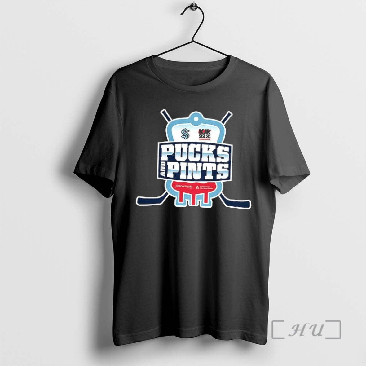 Officials Seattle Kraken Pucks And Pints Logo T-Shirts, Hoodie, Sweatshirt | ZylaModa.com