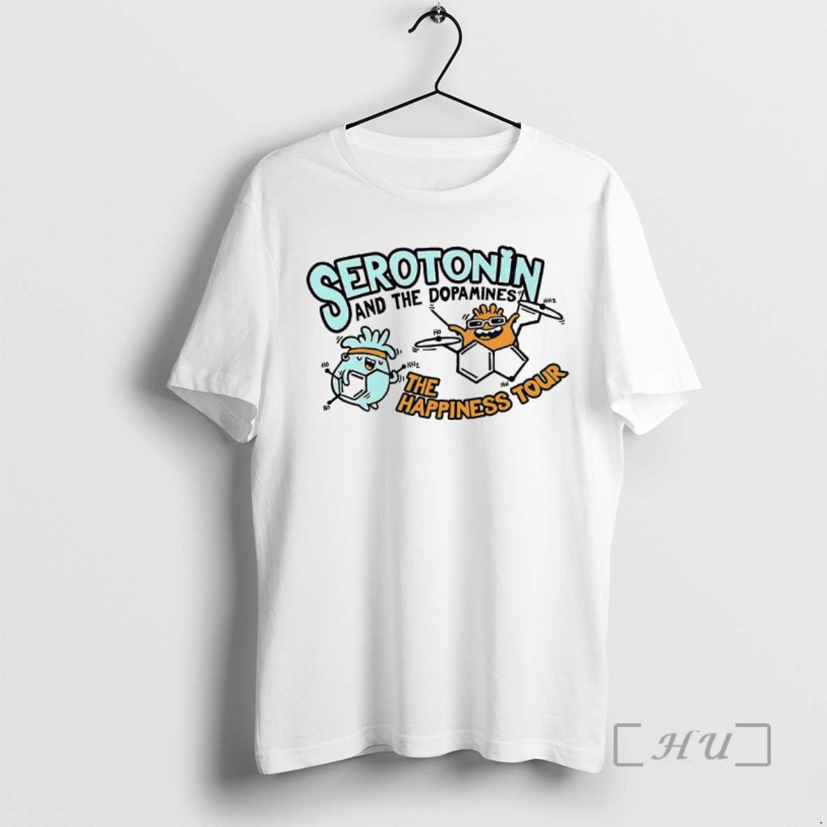 Officials Serotonin And The Dopamine The Happiness Tour T-Shirts, Hoodie, Sweatshirt | ZylaModa.com