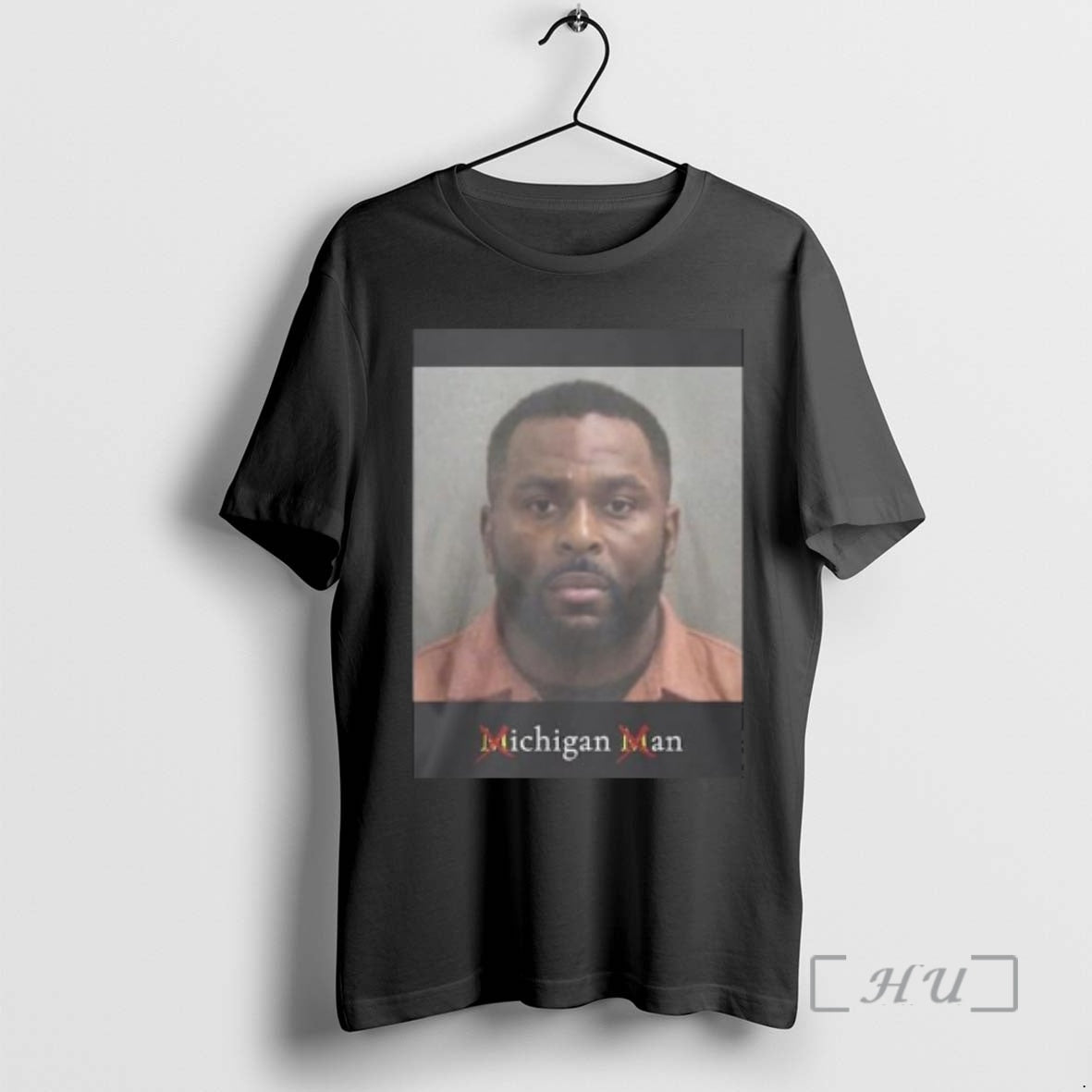 Officials Sherrone Moore Mugshot Meme Michigan Man Circle Black T-Shirts, Hoodie, Sweatshirt | ZylaModa.com