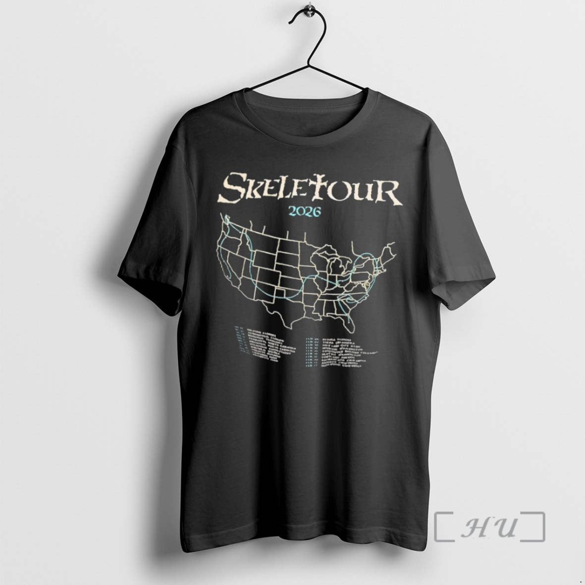 Officials Skeletour 2026 Usa State T-Shirts, Hoodie, Sweatshirt | ZylaModa.com