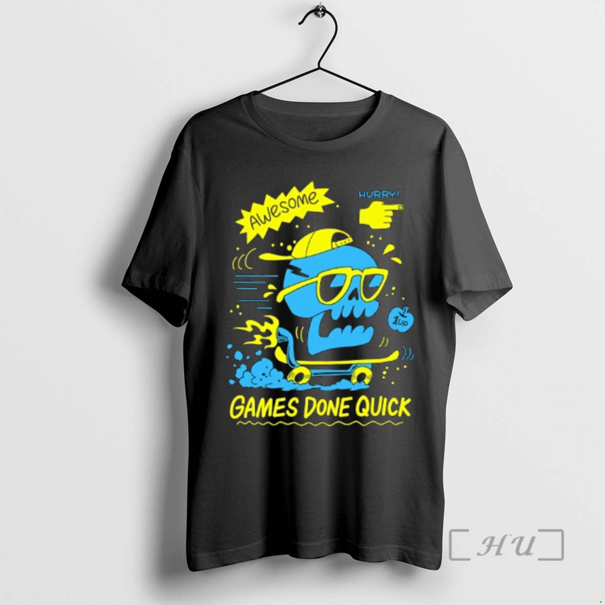 Officials Skull Awesome Hurry Games Done Quick T-Shirts, Hoodie, Sweatshirt | ZylaModa.com