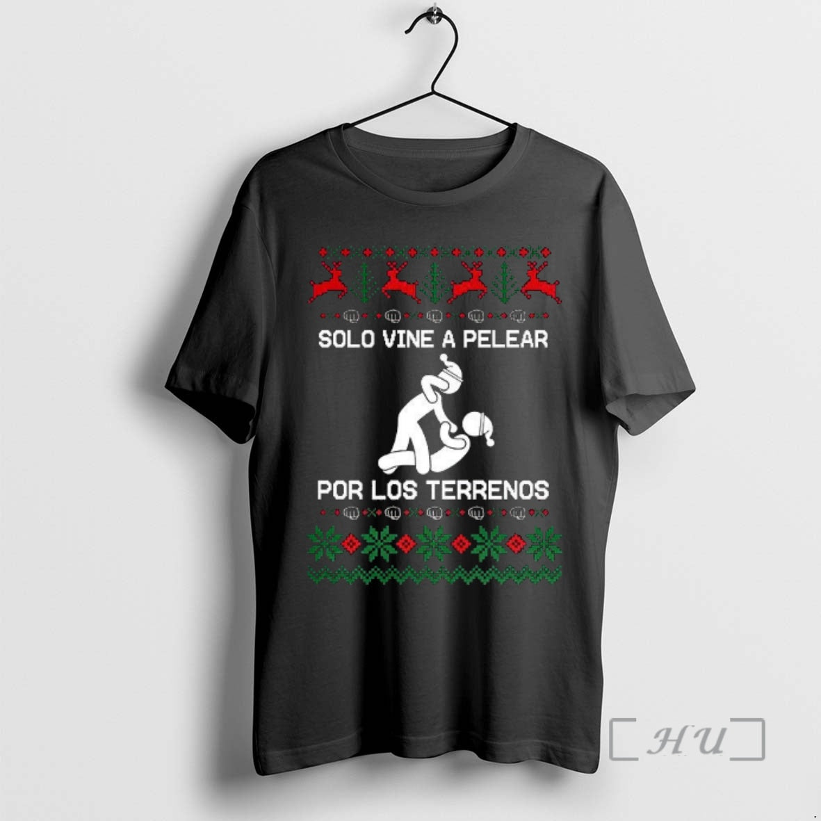 Officials Solo A Vine Pelear Por Los Terrenos Ugly Christmas T-Shirts, Hoodie, Sweatshirt | ZylaModa.com