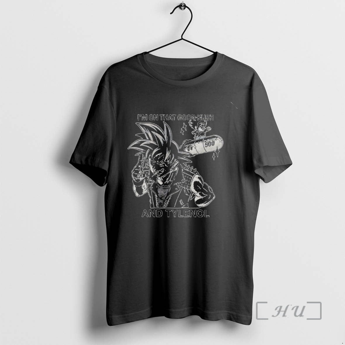 Officials Son Goku And Im On That Good Kush And Tylenol Premium T Shirts Sweater Hoodie, Sweatshirt | ZylaModa.com