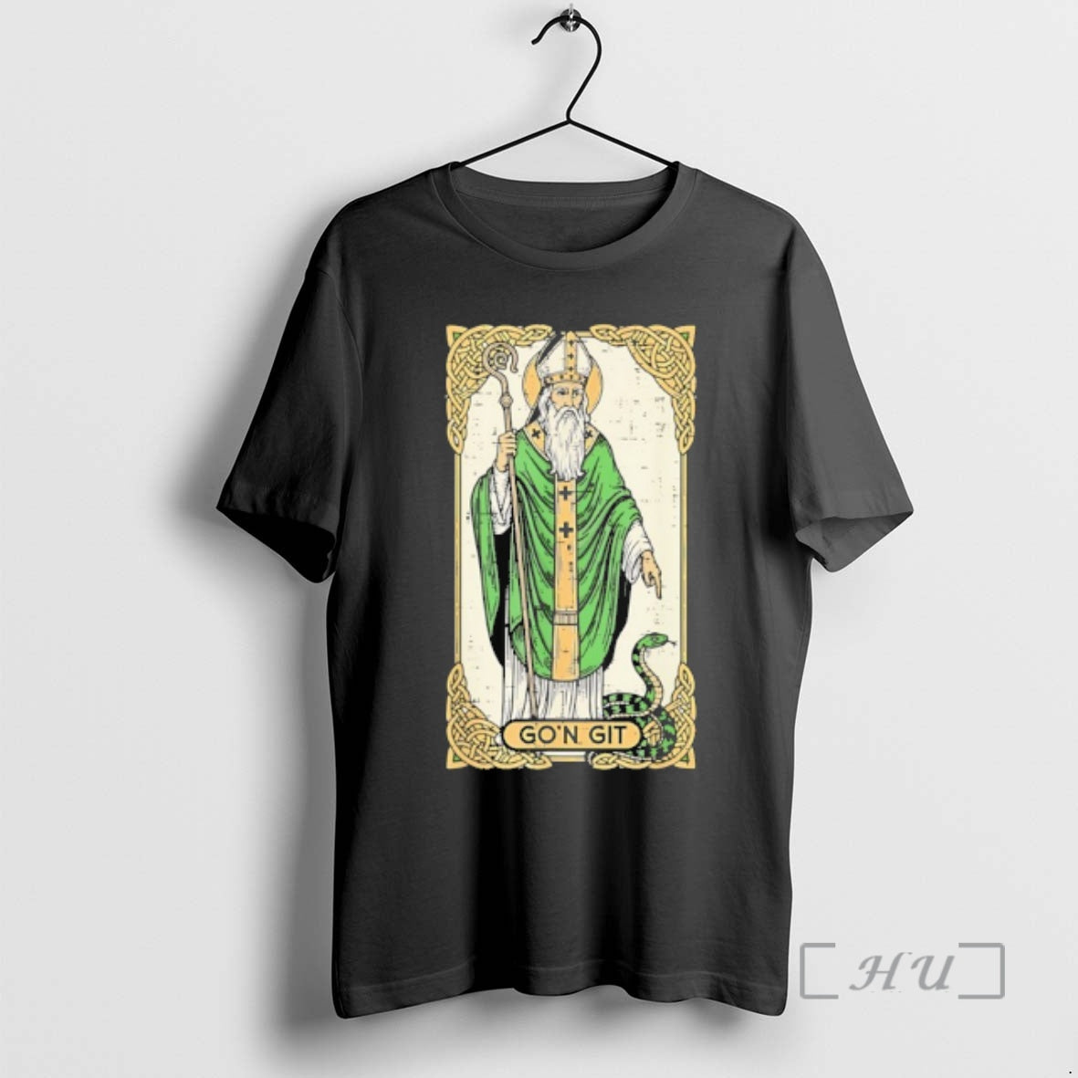 Officials St Patrick Snake Gon Git Card Saint Pattys T-Shirts, Hoodie, Sweatshirt | ZylaModa.com