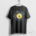 Officials Starry Moon Cat Art T-Shirts, Hoodie, Sweatshirt | ZylaModa.com