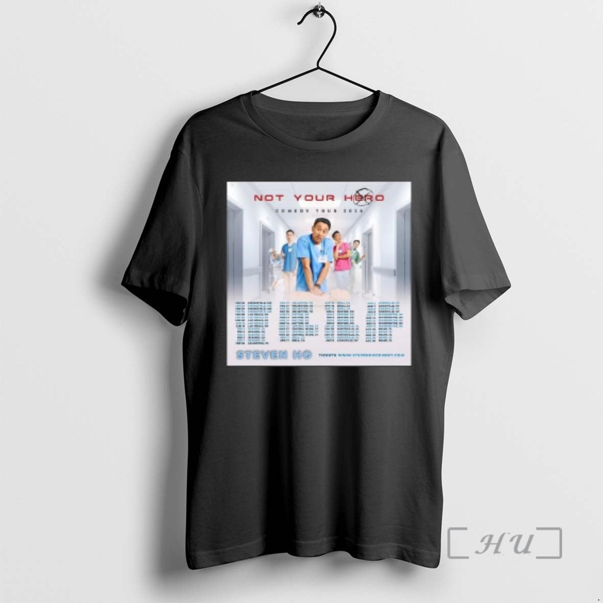 Officials Steven Ho The Not Your Hero Comedy Tour 2026 Circle Black Premium T Shirts Hoodie, Sweatshirt | ZylaModa.com