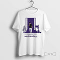 Officials Still Wednesday Man Smoking In Front Of Purple House T-Shirts, Hoodie, Sweatshirt | ZylaModa.com