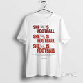 Officials Tampa Bay Buccaneers She Is Football 2025 T-Shirts, Hoodie, Sweatshirt | ZylaModa.com