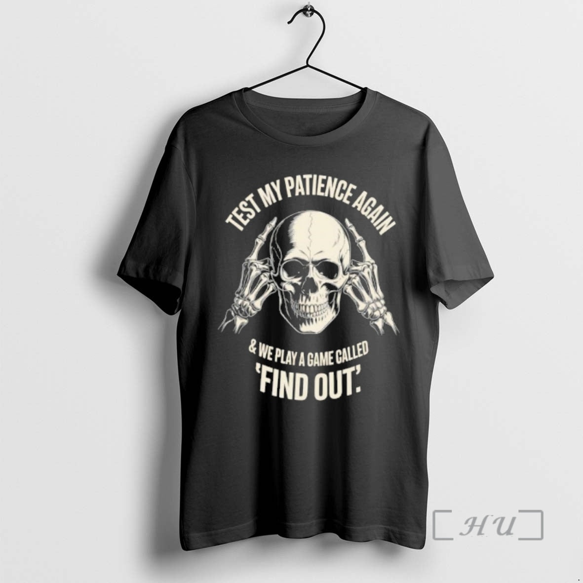 Officials Test My Patience Again And We Play Find Out Skeleton Premium T Shirts Sweater Hoodie, Sweatshirt | ZylaModa.com