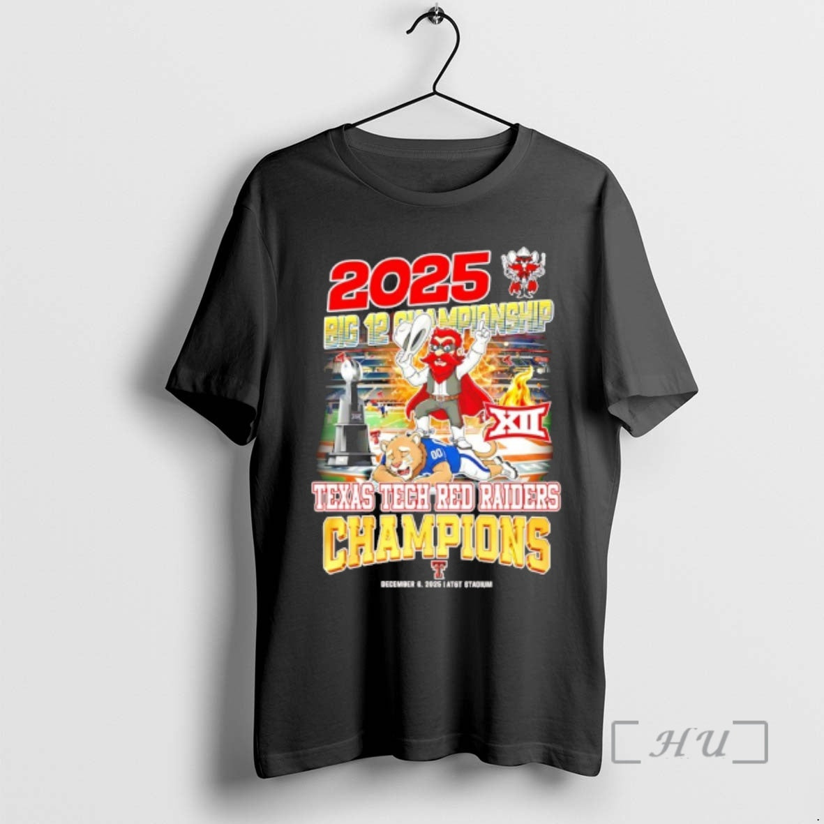 Officials Texas Tech Red Raiders 2025 Big Ten Champions Mascot T-Shirts, Hoodie, Sweatshirt | ZylaModa.com