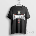 Officials Texas Tech Red Raiders Big 12 Football Champions 2025 T-Shirts, Hoodie, Sweatshirt | ZylaModa.com