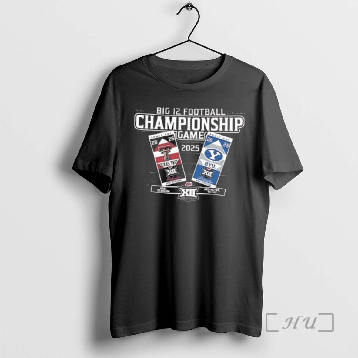 Officials Texas Tech Vs Byu 2025 Big 12 Football Championship 2 Sided Premium T Shirts Hoodie, Sweatshirt | ZylaModa.com