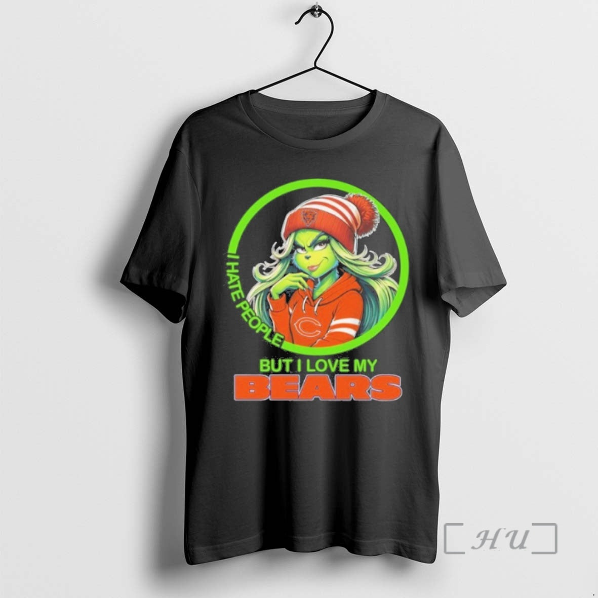 Officials The Grinch I Hate People But I Love My Bears Premium T Shirts Sweater Hoodie, Sweatshirt | ZylaModa.com