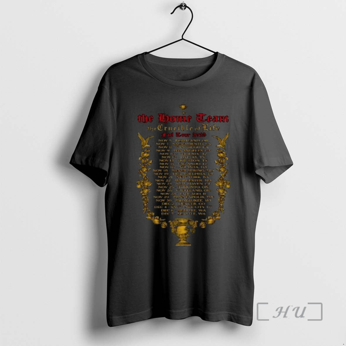 Officials The Home Team The Crucible Of Life Fall Tour 2025 Circle Black Premium T-Shirts, Hoodie, Sweatshirt | ZylaModa.com