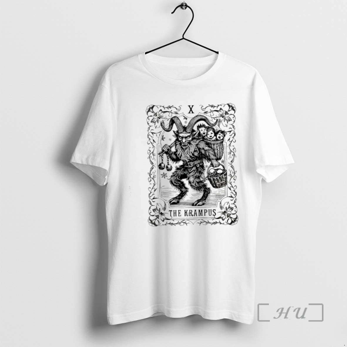Officials The Krampus Tarot Card Goth Christmas T-Shirts, Hoodie, Sweatshirt | ZylaModa.com