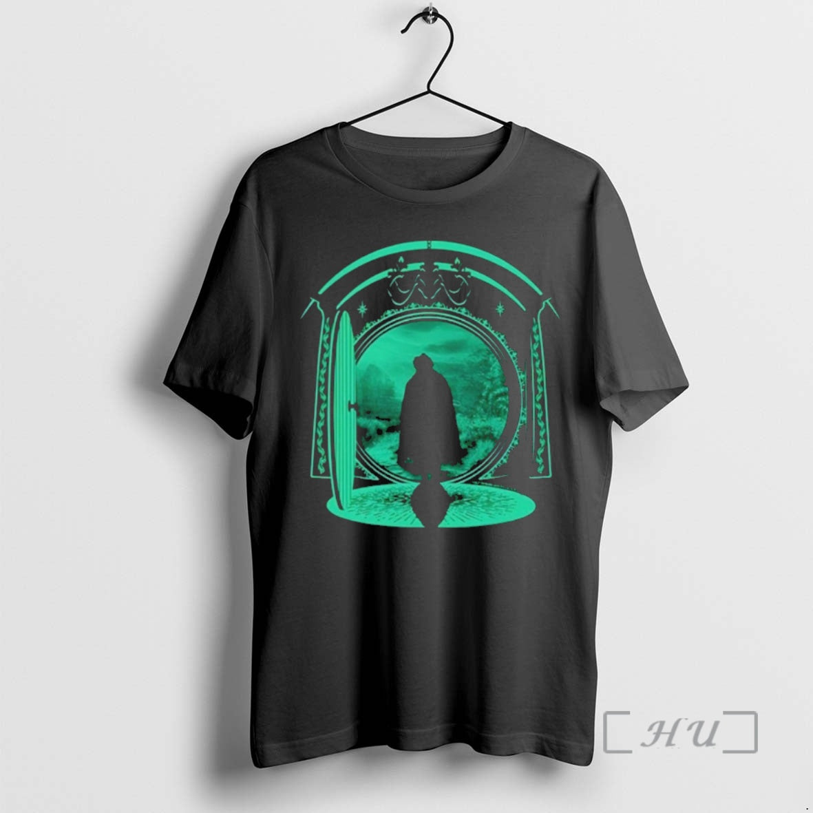 Officials The Lord Of The Rings Hobbit Door Silhouette T-Shirts, Hoodie, Sweatshirt | ZylaModa.com