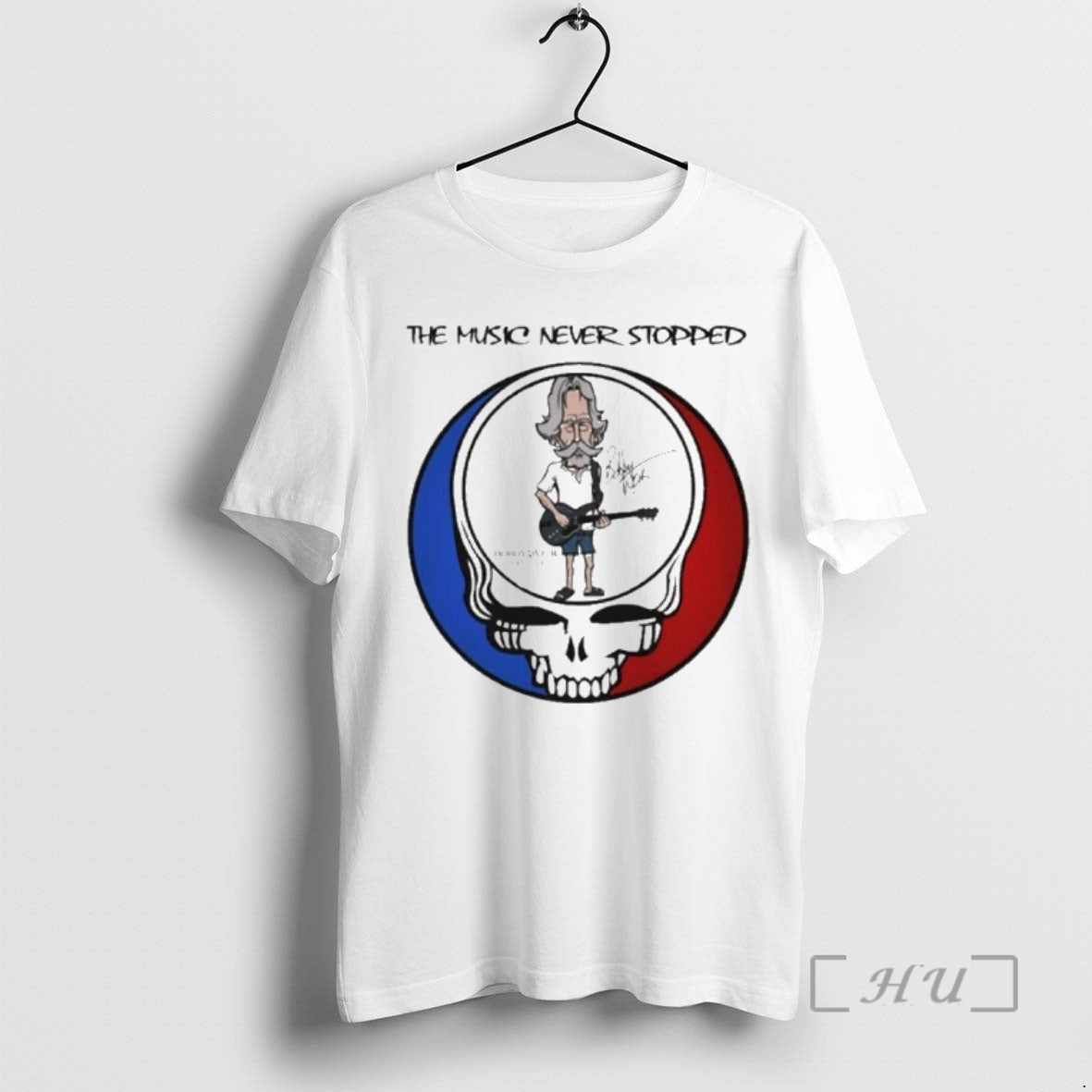Officials The Music Never Stopped Bobby Weir Grateful Dead T-Shirts, Hoodie, Sweatshirt | ZylaModa.com