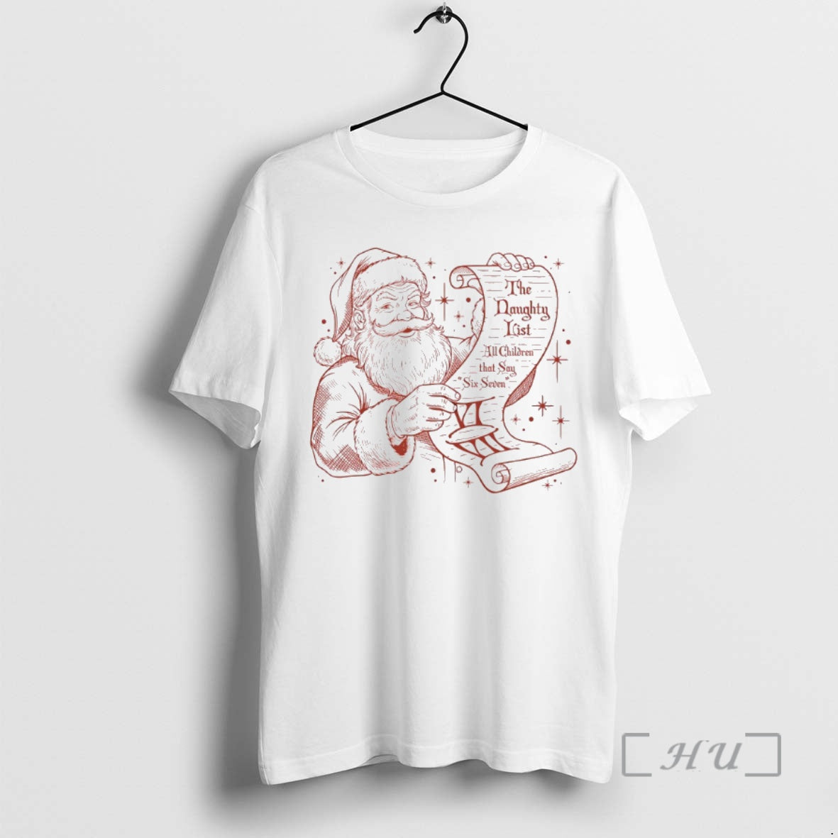 Officials The Naughty List All Children That Say Six Seven T-Shirts, Hoodie, Sweatshirt | ZylaModa.com