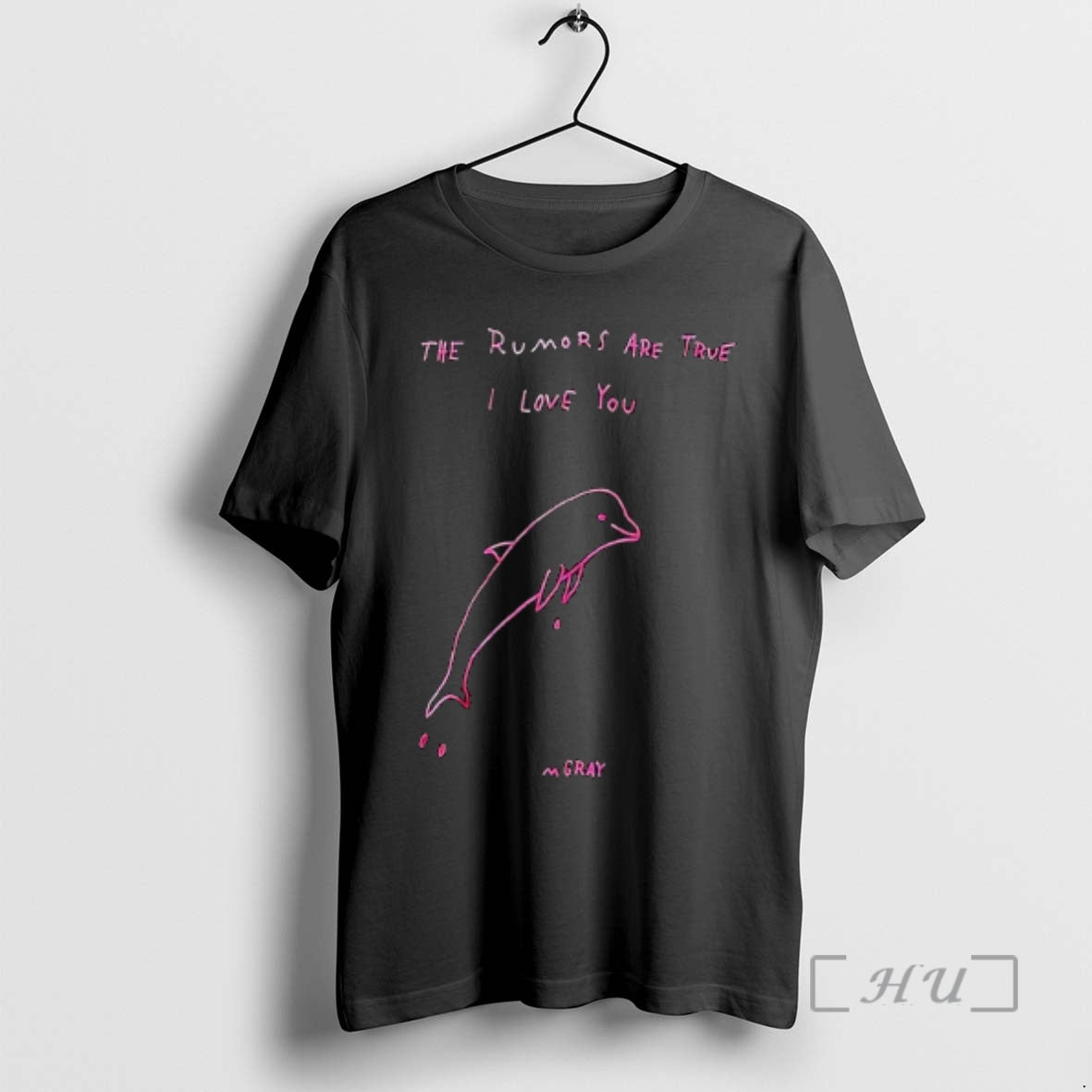 Officials The Rumors Are True I Love You Pink Dolphin Graphic Premium T Shirts Sweater Hoodie, Sweatshirt | ZylaModa.com