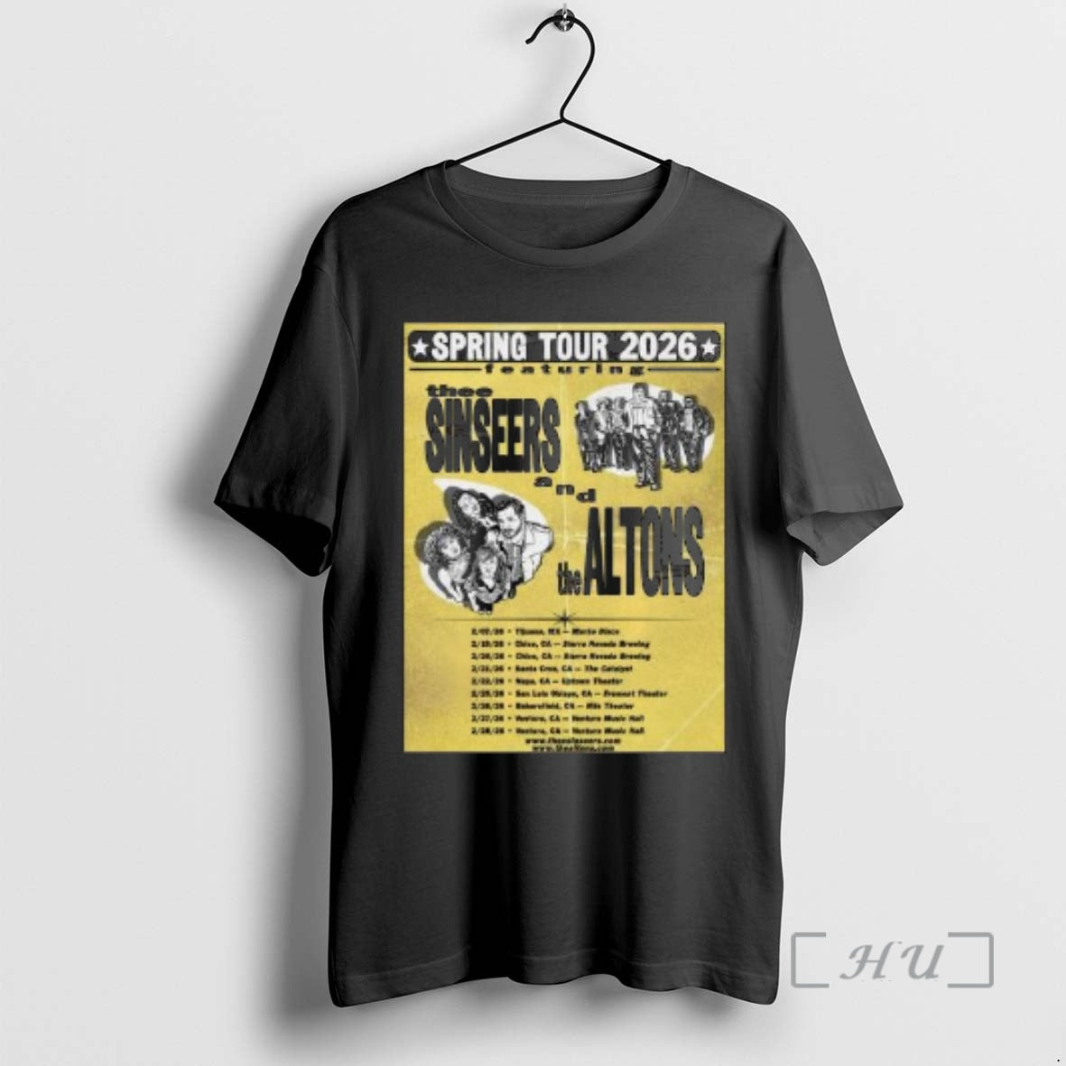Officials Thee Sinseers And The Altons Spring 2026 Shows Circle Black Premium T Shirts Sweater Hoodie, Sweatshirt