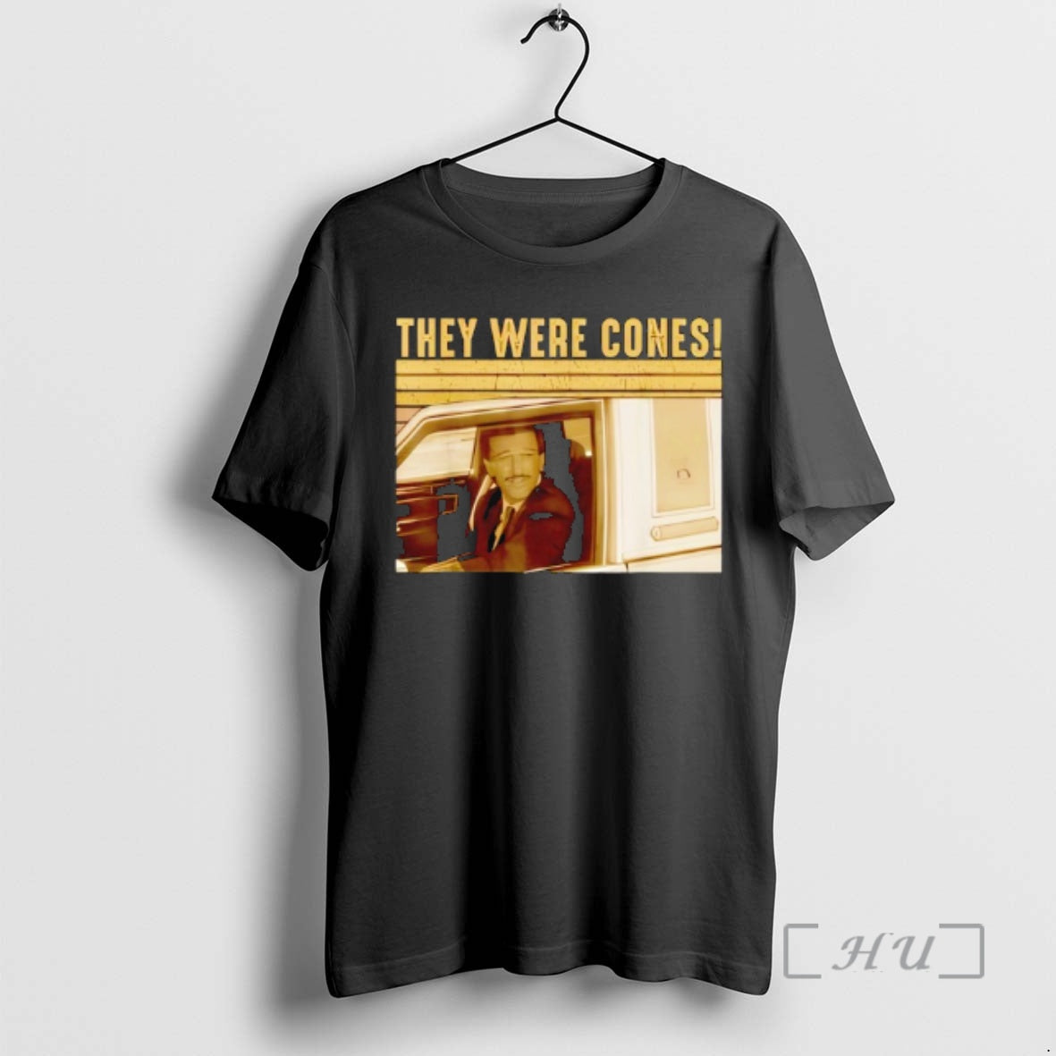 Officials They Were Cones Retro Funny Quote Vintage Car T-Shirts, Hoodie, Sweatshirt | ZylaModa.com