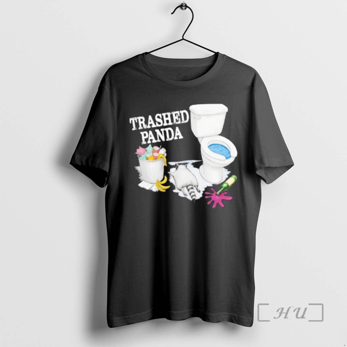 Officials Trashed Panda Funny Drunk Raccoon Funny T-Shirts, Hoodie, Sweatshirt | ZylaModa.com
