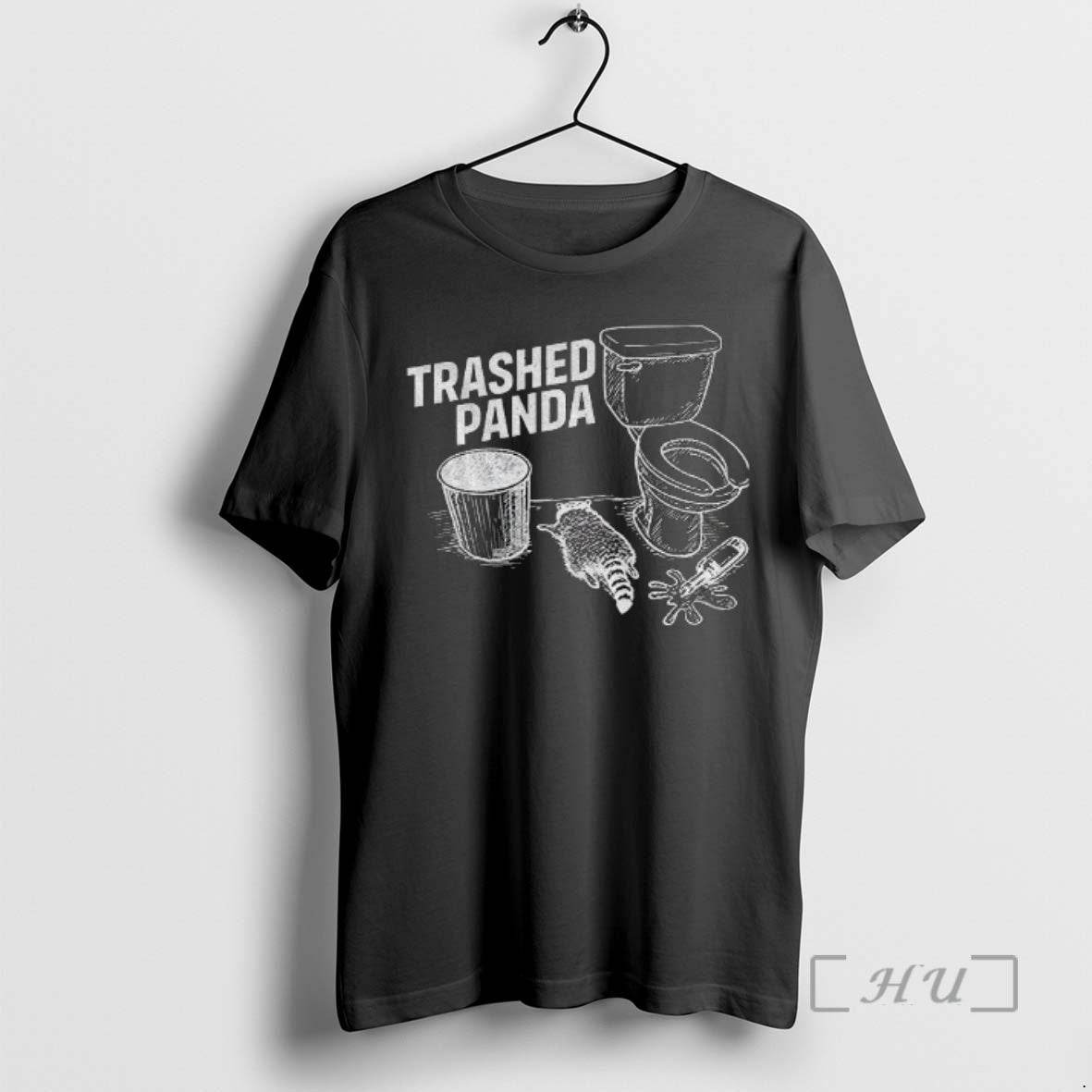 Officials Trashed Panda Funny Drunk Racoon Funny Meme T-Shirts, Hoodie, Sweatshirt | ZylaModa.com