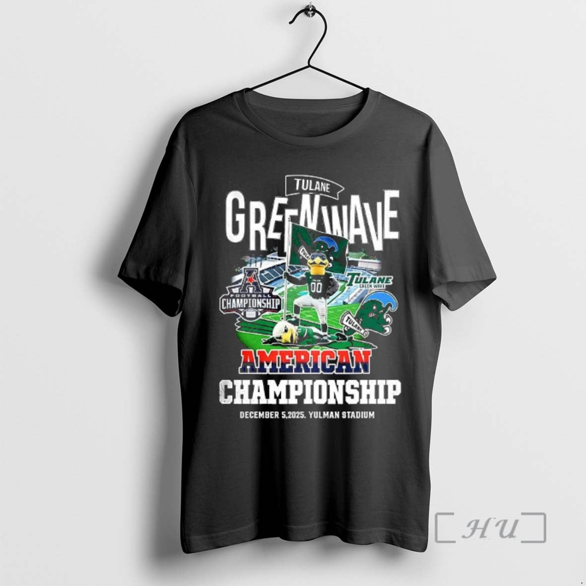 Officials Tulane Green Wave Beat North Texas Mean Green Ncaa American Championship 2025 Premium T-Shirts, Hoodie, Sweatshirt
