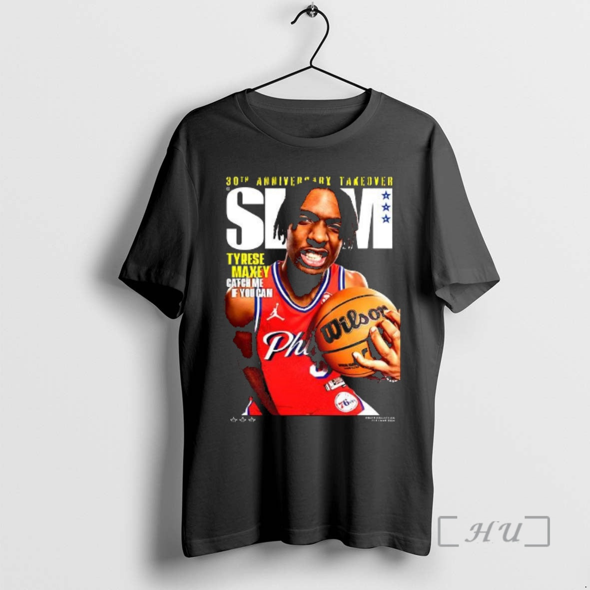 Officials Tyrese Maxey Philadelphia 76ers Nba Slam 30th Anniversary Takeover T-Shirts, Hoodie, Sweatshirt | ZylaModa.com