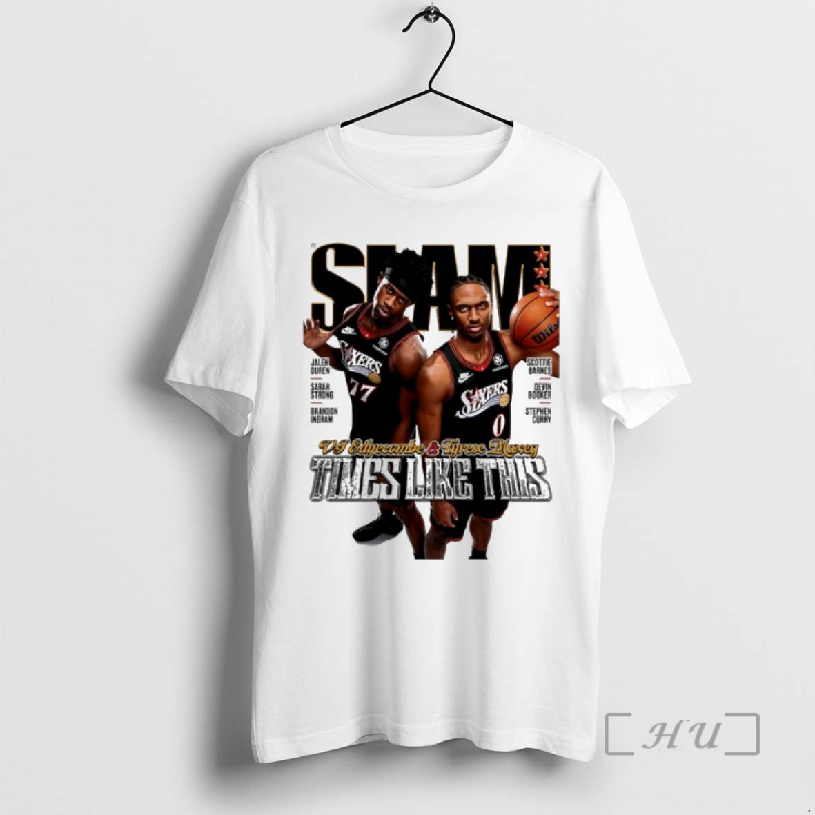 Officials Tyrese Maxey And Vj Edgecombe Times Like This Slam T-Shirts, Hoodie, Sweatshirt | ZylaModa.com