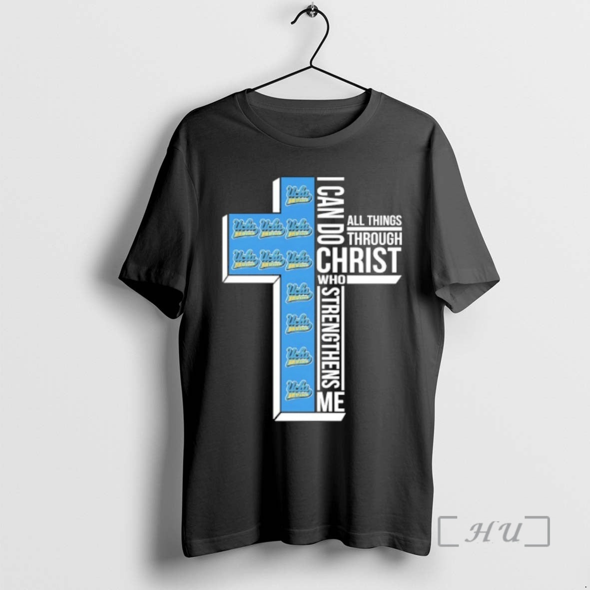 Officials Ucla Bruins Cross I Can Do All Things Through Christ Who Strengthen Me Premium T-Shirts, Hoodie, Sweatshirt