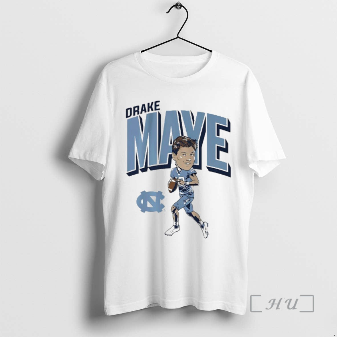 Officials Unc Football Drake Maye Pro Caricature T-Shirts, Hoodie, Sweatshirt | ZylaModa.com