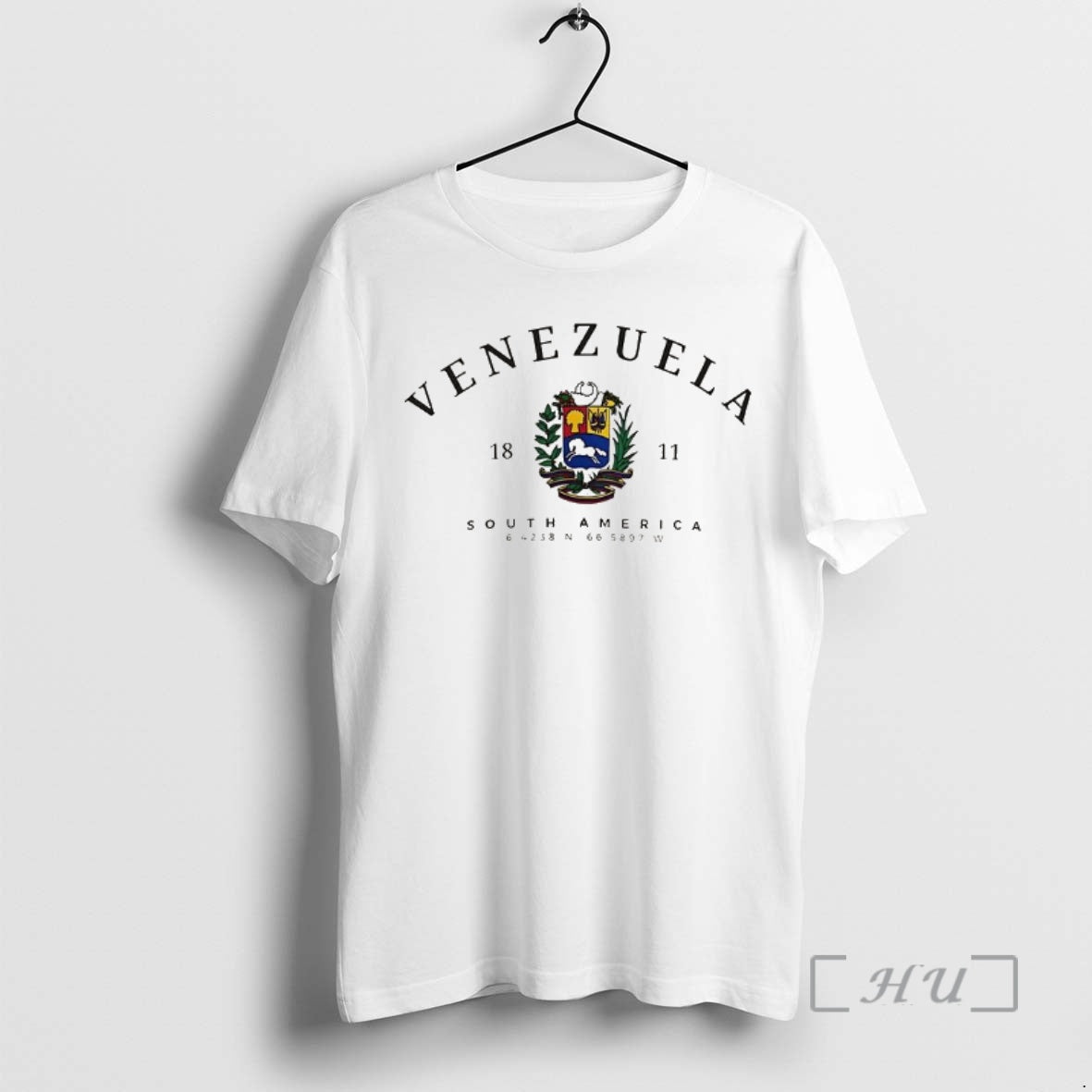 Officials Venezuela South America 1811 Logo Coordinates T-Shirts, Hoodie, Sweatshirt | ZylaModa.com