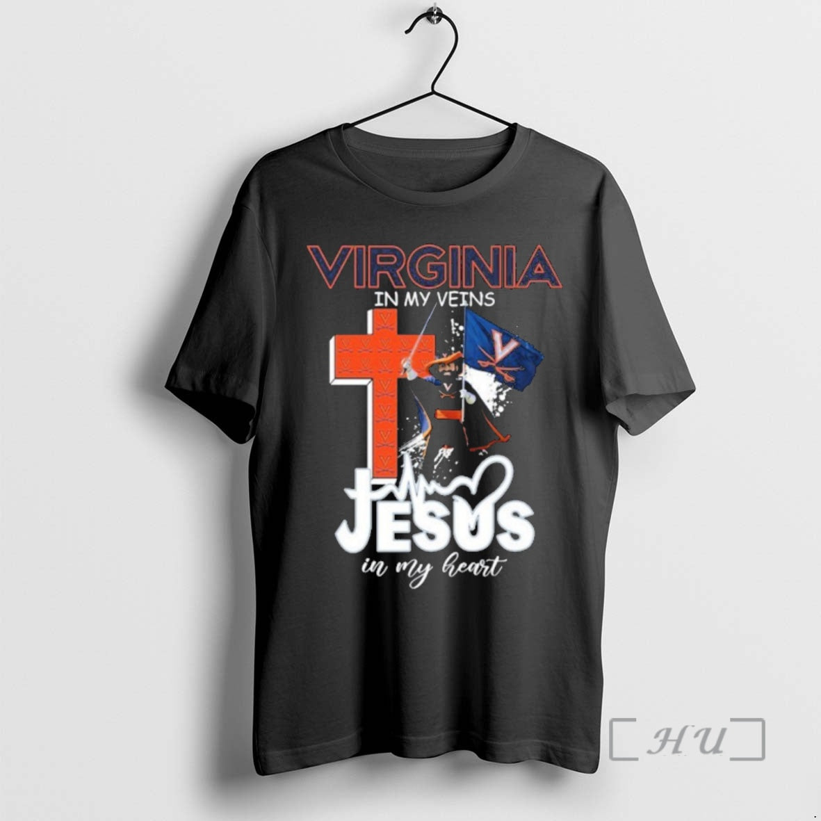 Officials Virginia Cavaliers In My Veins Jesus In My Heart Mascot Premium T Shirts Sweater Hoodie, Sweatshirt | ZylaModa.com