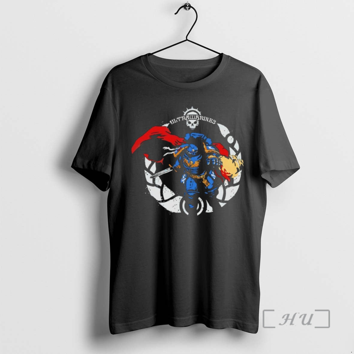 Officials Warhammer Ultramarines To Go With Helmet T-Shirts, Hoodie, Sweatshirt | ZylaModa.com