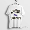 Officials Washington Huskies 2025 Ncaa Mens Soccer National Champions Locker Room Premium T Shirts Sweater Hoodie, Sweatshirt