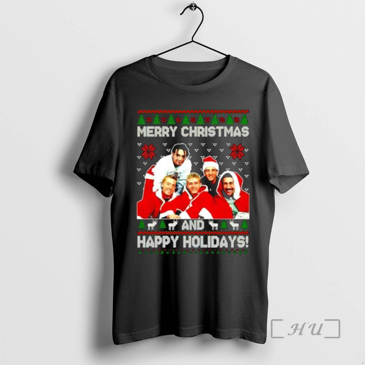 Officials Y2k Boy Band Merry Christmas Happy Holidays T-Shirts, Hoodie, Sweatshirt | ZylaModa.com