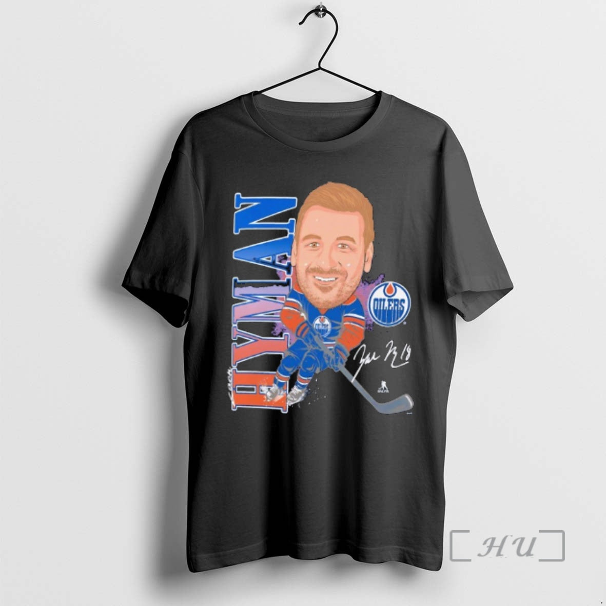 Officials Zach Hyman Edmonton Oilers Player Action Signature T-Shirts, Hoodie, Sweatshirt | ZylaModa.com