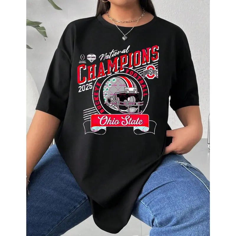 Ohio State National Champions 2025 Football Shirt, Football Png, National Championship Hoodie, Sweatshirt | ZylaModa.com