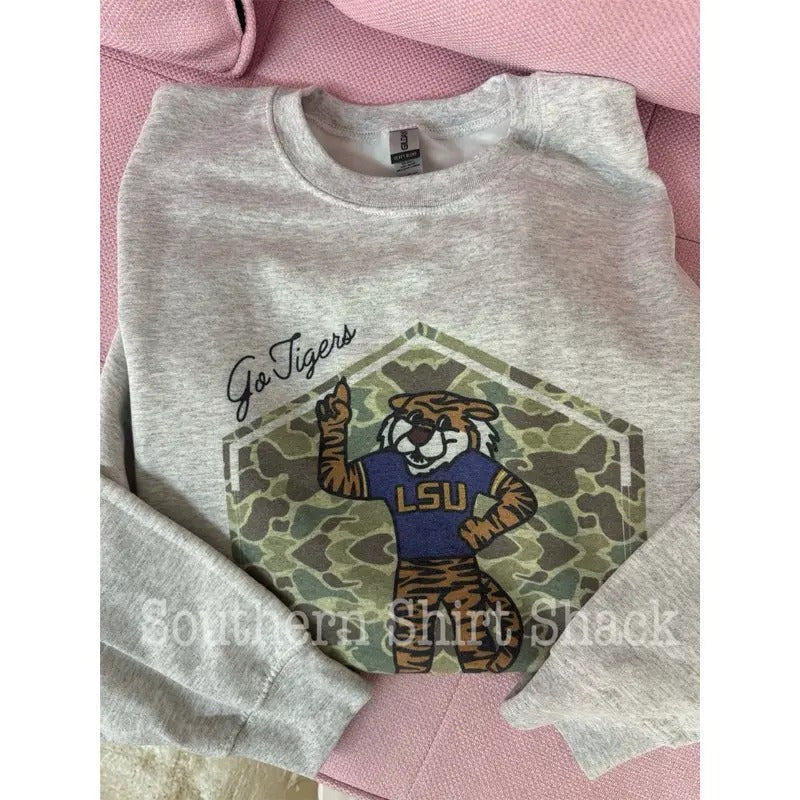 Old Camo Go Tigers lsu Sweatshirt T-Shirts, Hoodie | ZylaModa.com