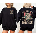 One Hell of a Mother Sweatshirt, Feral Moms Social Club, Trendy Mom Life Fall Fashion, One Hell Of A Mother Trendy Mom...