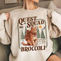 Onyx Storm Quest Squad Broccoli Sweatshirt, Broccoli Cat TShirt, Ridoc Romantasy Fan Shirt, Dragon Rider Tee, Bookworm...
