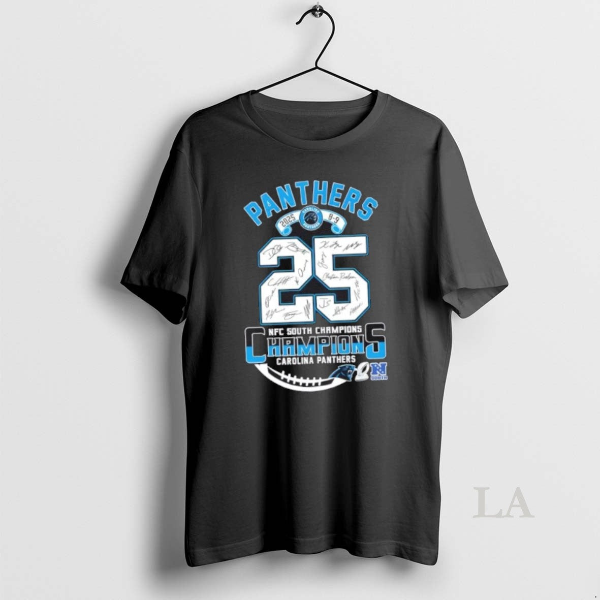 Original 2025 8 9 Nfc South Division Champions Carolina Panthers All Signatures T-Shirts, Hoodie, Sweatshirt | ZylaModa.com