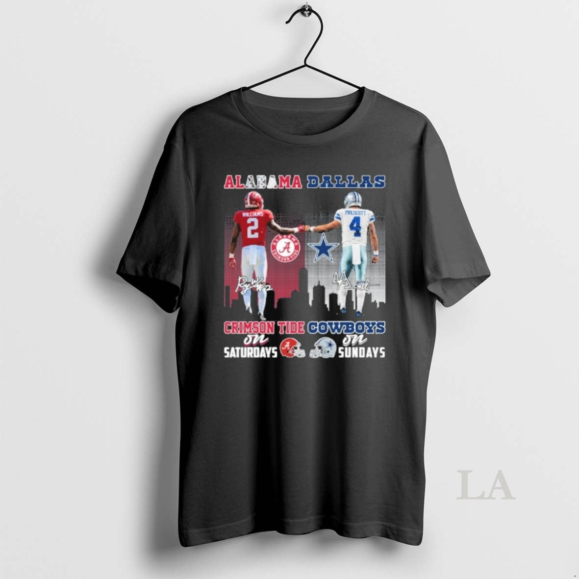 Original 4imck25q Williams Alabama On Saturdays And Prescott Cowboys On Sundays T-Shirts, Hoodie, Sweatshirt | ZylaModa.com