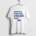 Original Byu Cougars Basketball January February Cougars April T-Shirts, Hoodie, Sweatshirt | ZylaModa.com