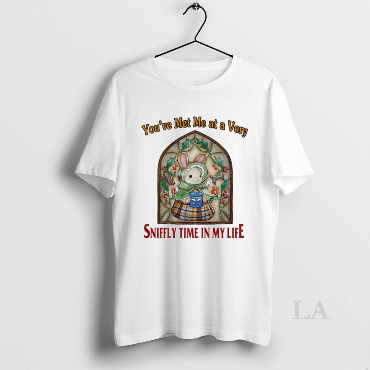 Original Bunny Youve Met Me At A Very Sniffly Time In My Life Circle T-Shirts, Hoodie, Sweatshirt | ZylaModa.com