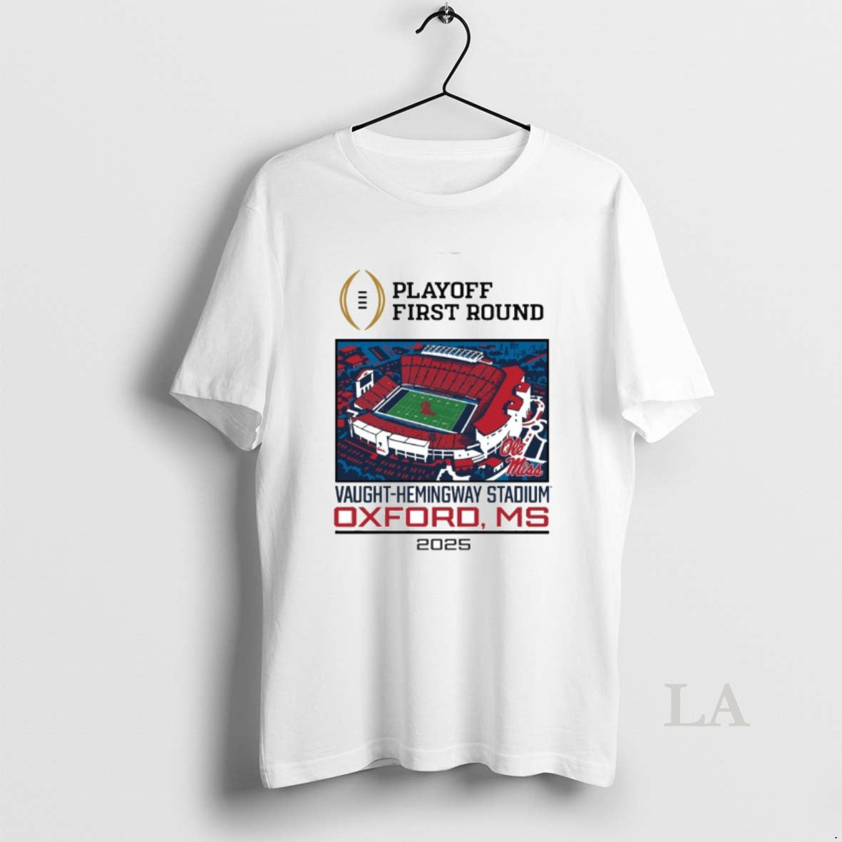 Original Cfp 2025 26 Ole Miss 1st Round Live From Vaught Hemingway Stadium T-Shirts, Hoodie, Sweatshirt | ZylaModa.com
