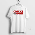 Original Chicks On The Right Ringer T-Shirts, Hoodie, Sweatshirt | ZylaModa.com