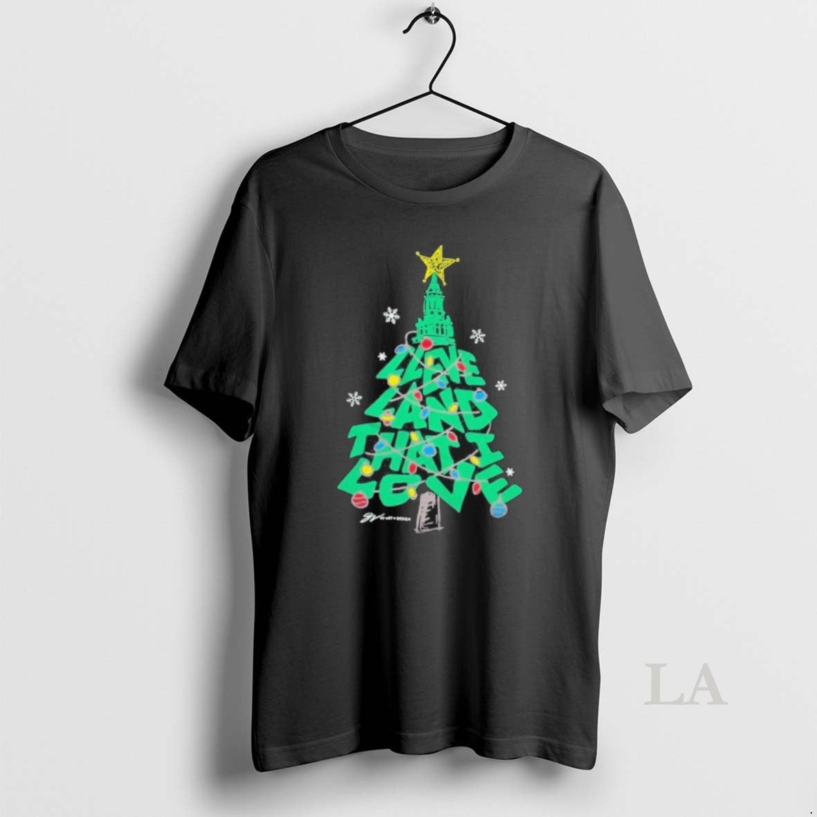 Original Cleveland That I Love Christmas Tree Holiday T-Shirts, Hoodie, Sweatshirt | ZylaModa.com